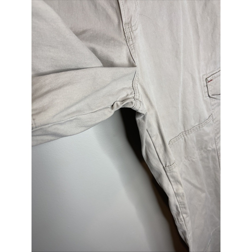 VTG Jnco Jeans Kakhi Wide Leg Cargo Pant Y2K 34W x 32L - Picture 5 of 13